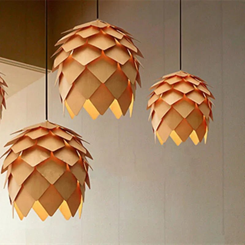 Lumină Suspendată Sculpturală – Design Inspirat Din Natură 