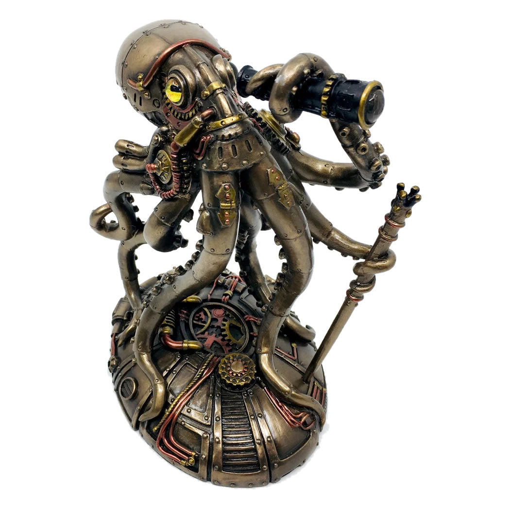 Dekorativblekksprutstatue – Original design og industriell atmosfære 