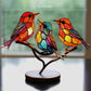 Adorno Decorativo – Aves Posadas Sobre Una Rama 