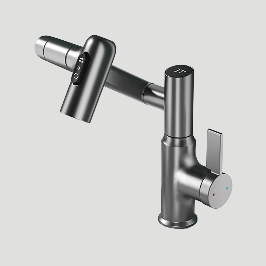 Grifo de Cocina Giratorio 360° – Práctico y Moderno 