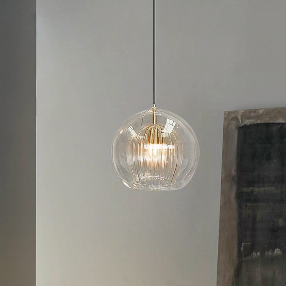 Lâmpada Suspensa De Vidro Elegante E Aconchegante – Estilo E Sofisticação 