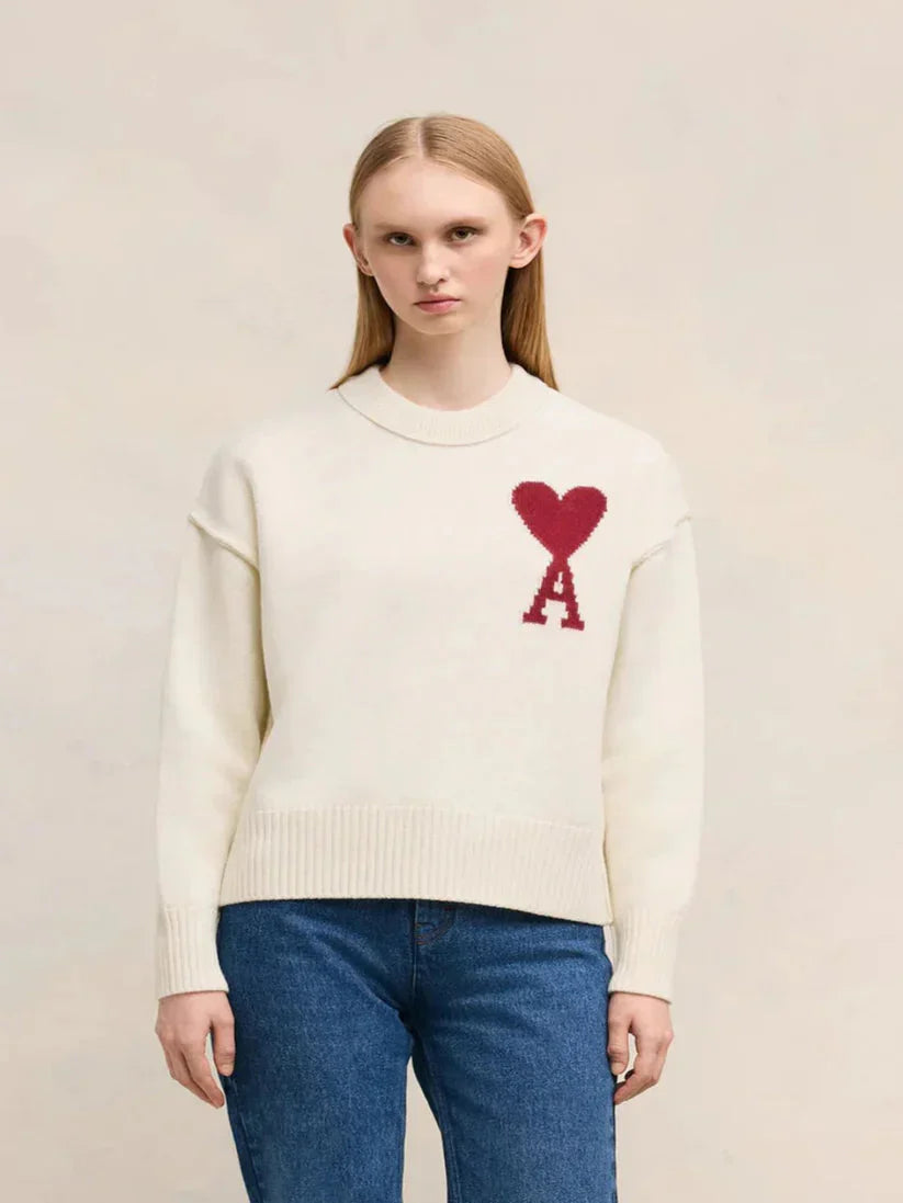 Aimé | Unisex genser – Symbolsk hjerte og trendy stil 